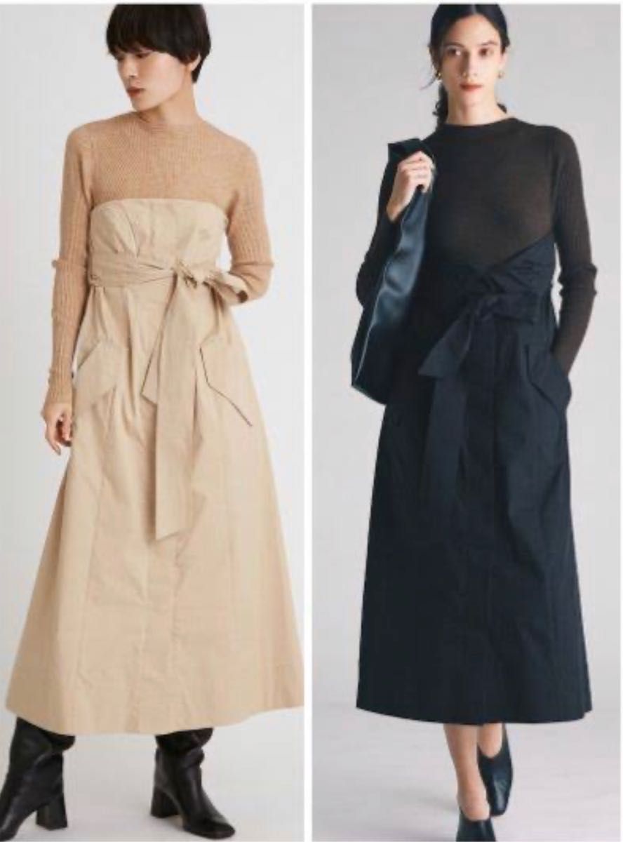styling/スタイリング ニットドッキングベアワンピース|Yahoo!フリマ