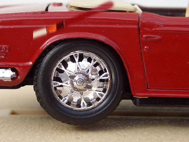 taitoru⇒　†＃1133 1968s TRIUMPH TR5 ROADSTER ELIGOR france トライアンフ ロードスター エリゴール フランス製 箱つき Red カニ目 ♂_画像5