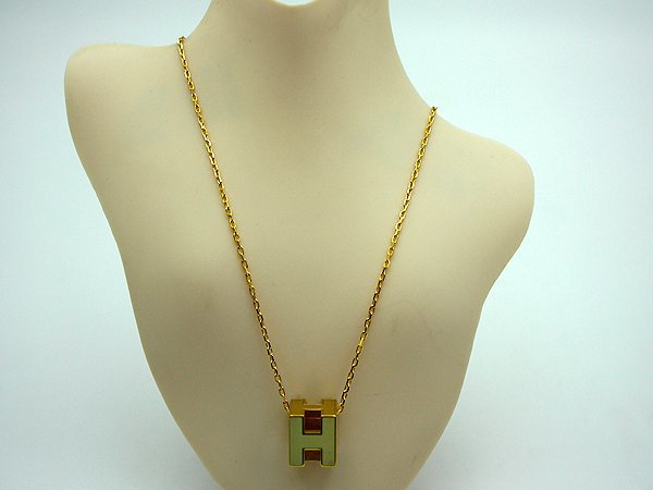 2022新発 HERMES ガージュドアッシュ Hキューブネックレス artis.com.gt