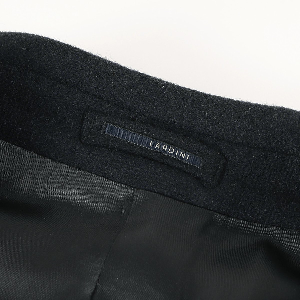 華麗 ブートニエール付き コート ラルディーニ LARDINI ピークドラペル