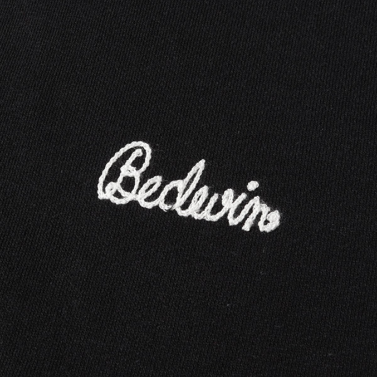 BEDWIN ベドウィン パーカー チェーン刺繍 ロゴ スウェットパーカー ブラック 黒 2 トップス プルオーバー フーディー_画像4