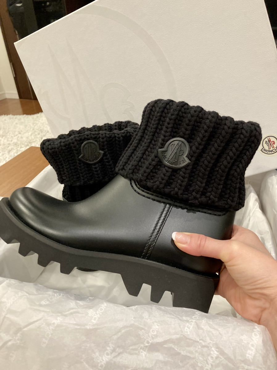 新発売の MONCLER 新品未使用 ボア 厚底 ブーツ procar.cl