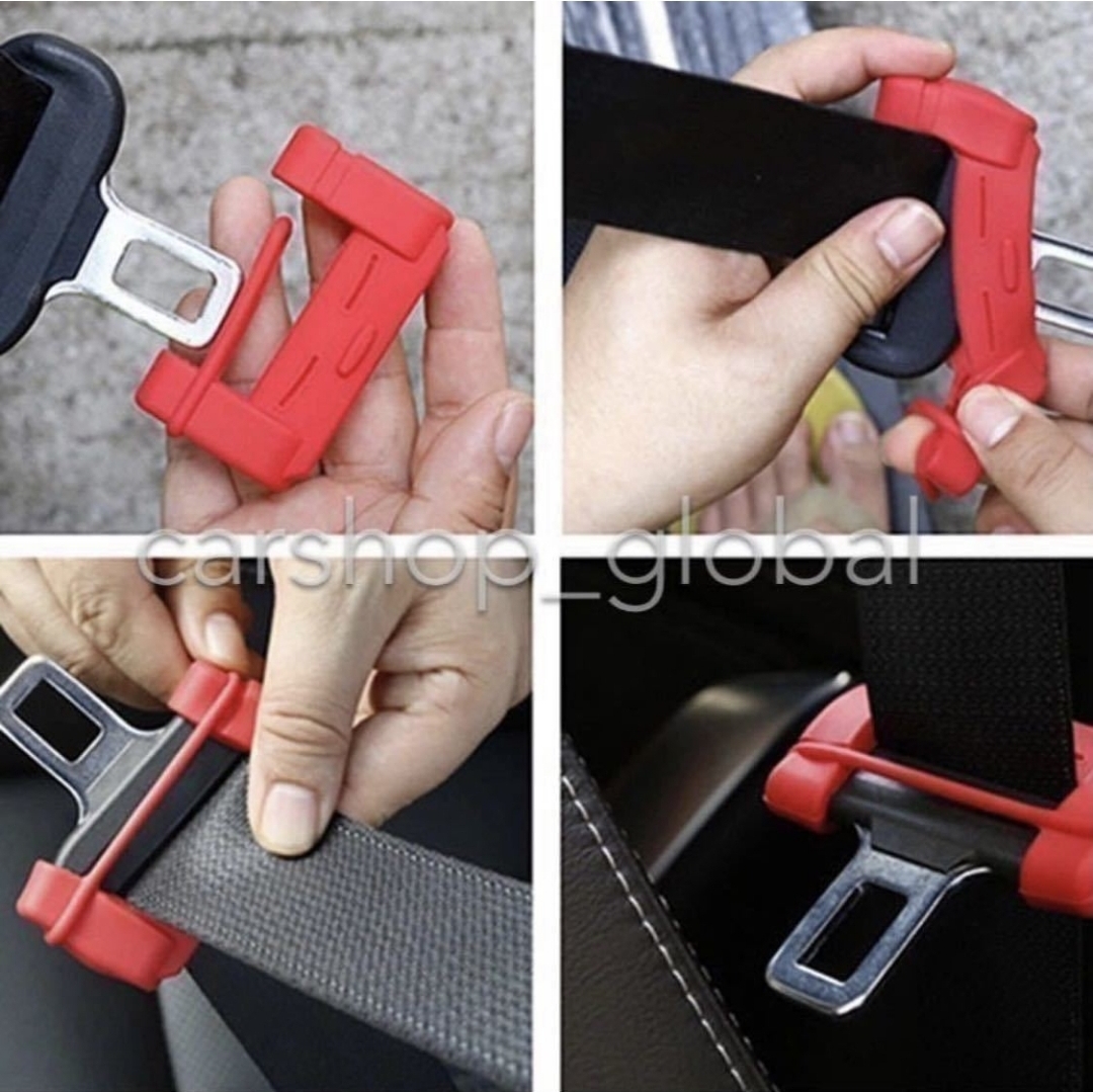  all-purpose seat belt silicon cover red foreign automobile domestic production car Lexus Honda Nissan Toyota Subaru Suzuki Daihatsu Benz Audi BMW