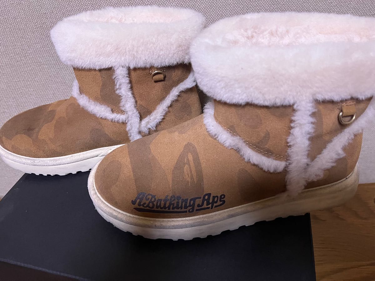エイプ ape ugg アグ コラボ ムートンブーツ ムートン ブーツ www.eva