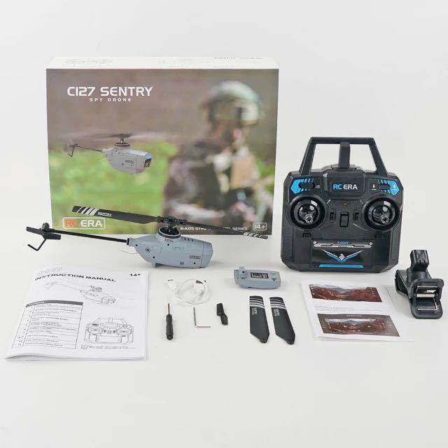 C127 SENTRY Mini Spy drone worn 100g and downward restriction out single low ta- radio controller helicopter GB200 mode 1/2 switch HD camera attaching optics . rank 