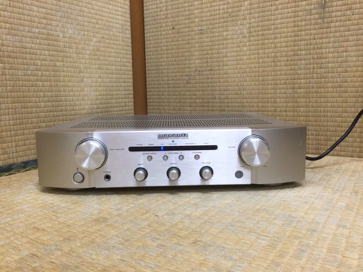 シルバー/レッド marantz PM5005 マランツ プリメインアンプ 音響機材