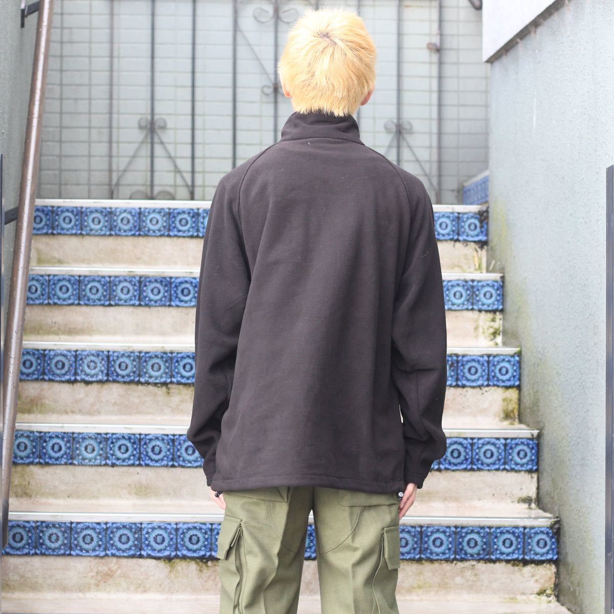 USA VINTAGE ULTRA CLUB OCTOPUS EMBROIDERY DESIGN ZIP UP FLEECE JACKET/アメリカ古着タコ刺繍デザインジップアップフリースジャケット