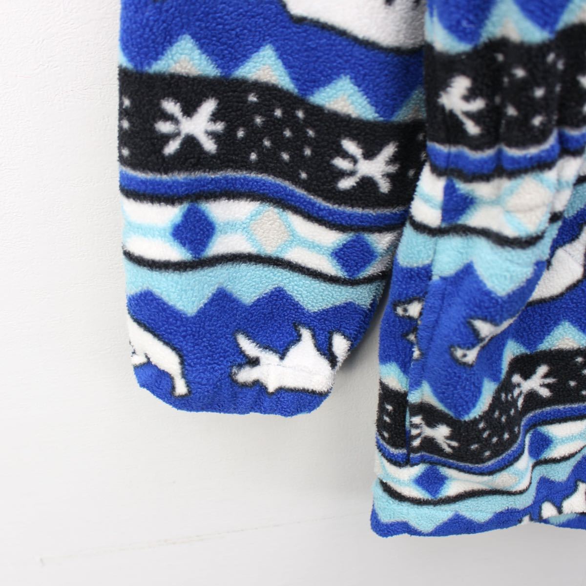 爆売り! DESIGN BEAR WHITE POLAREDGE VINTAGE USA FLEECE JACKET
