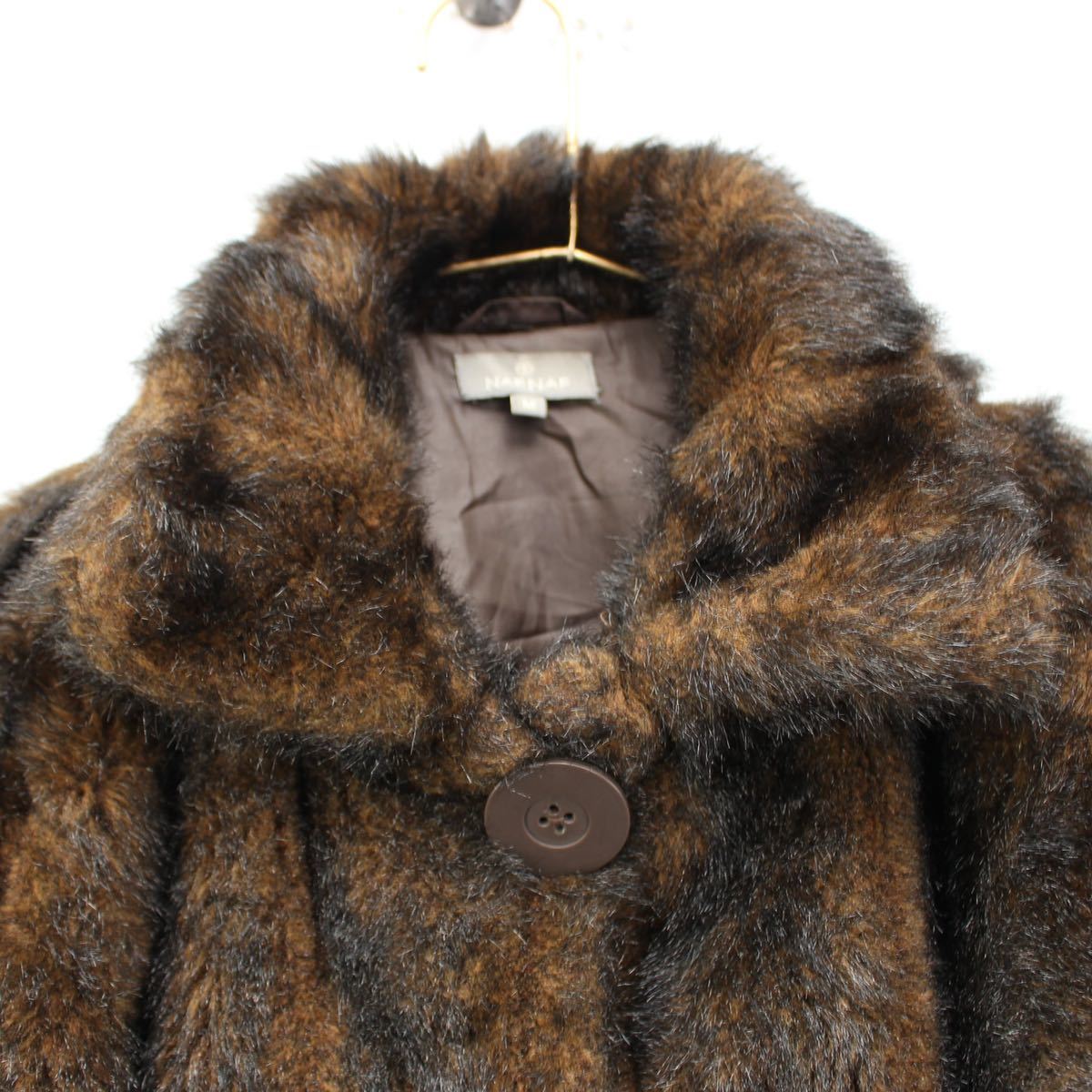 USA VINTAGE NAFNAF ECO FUR DESIGN SHORT COAT/アメリカ古着エコファーデザインショートコート_画像6