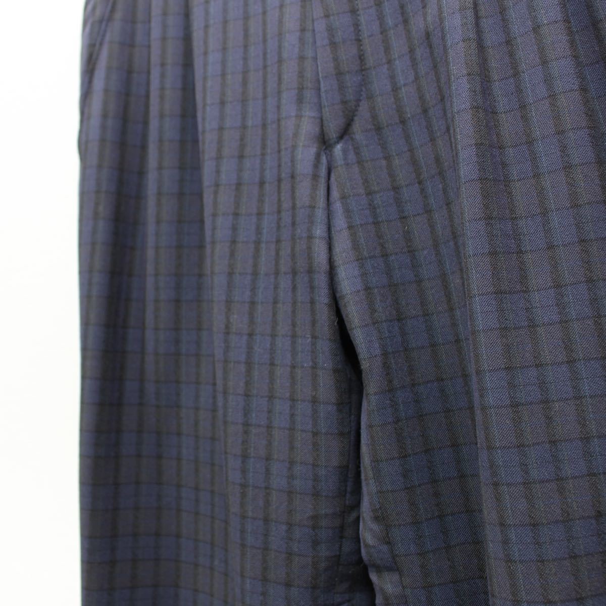 EU VINTAGE C&A Westbury CHECK PATTERNED SLACKS PANTS/ヨーロッパ古着チェック柄スラックスパンツ