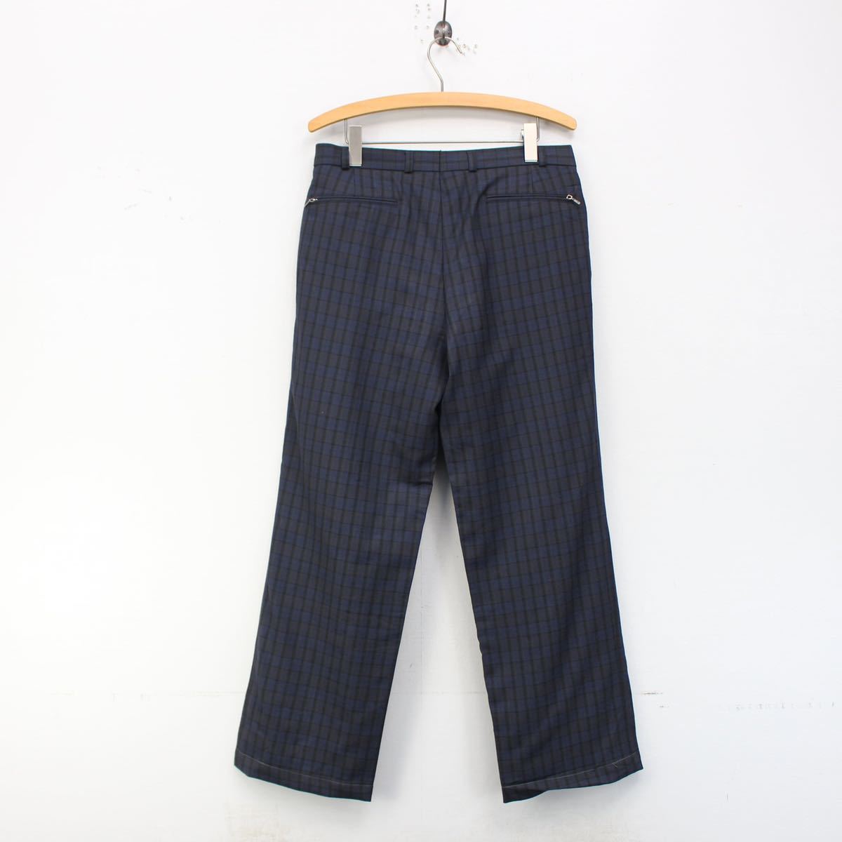 EU VINTAGE C&A Westbury CHECK PATTERNED SLACKS PANTS/ヨーロッパ古着チェック柄スラックスパンツ