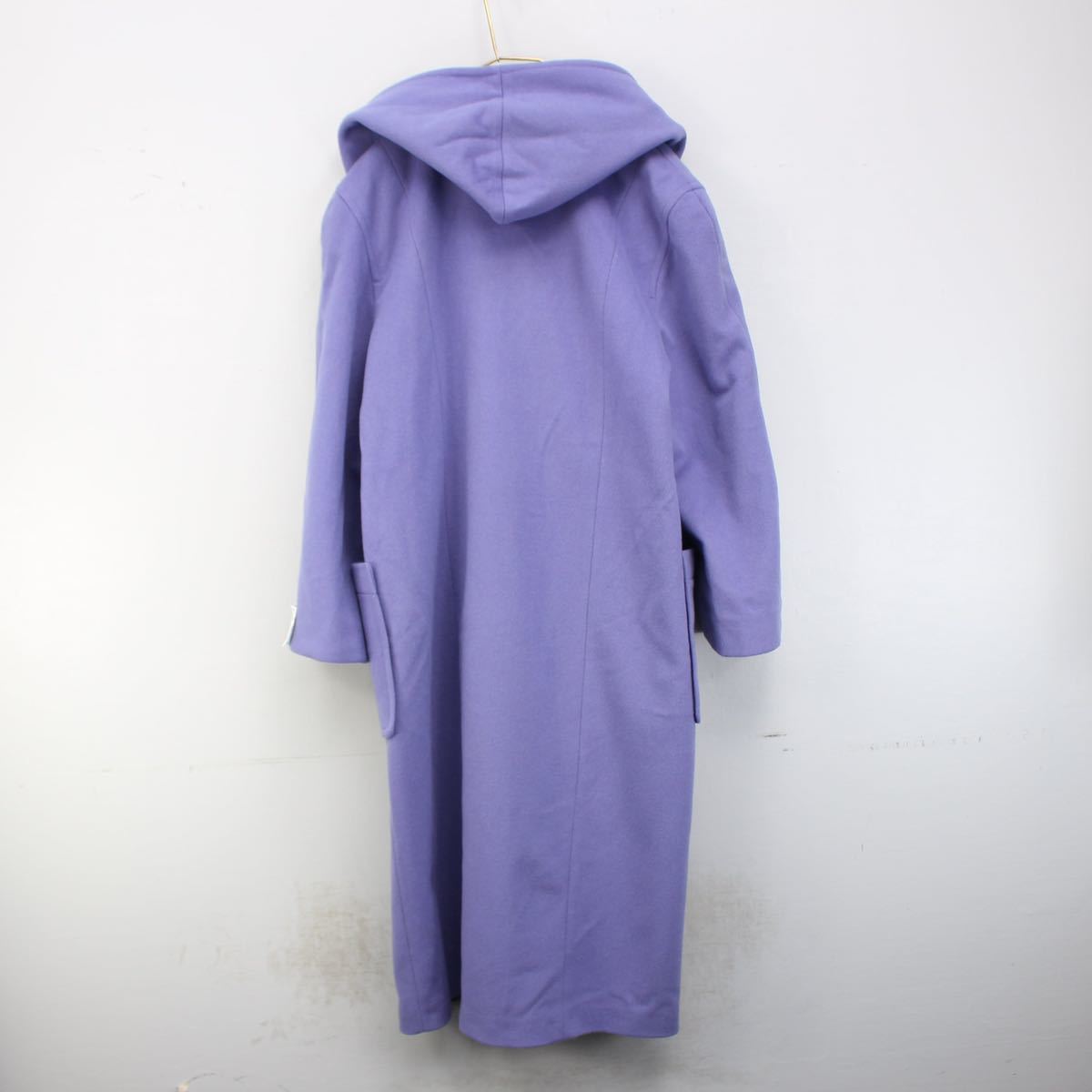 USA VINTAGE J.G. HOOK BIG COLLAR SHAWL DESIGN LONG COAT/アメリカ古着ビッグカラーショールデザインロングコート_画像5