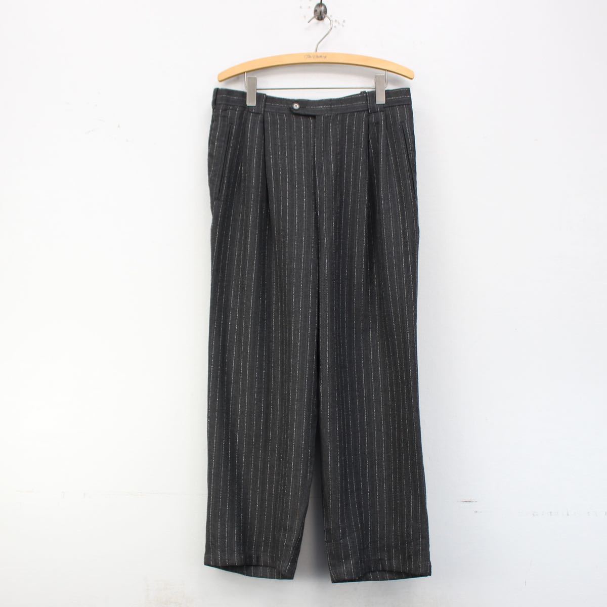 USA VINTAGE STRIPE PATTERNED WOOL SLACKS PANTS/アメリカ古着 USA VINTAGE STRIPE PATTERNED WOOL SLACKS PANTS/アメリカ古着