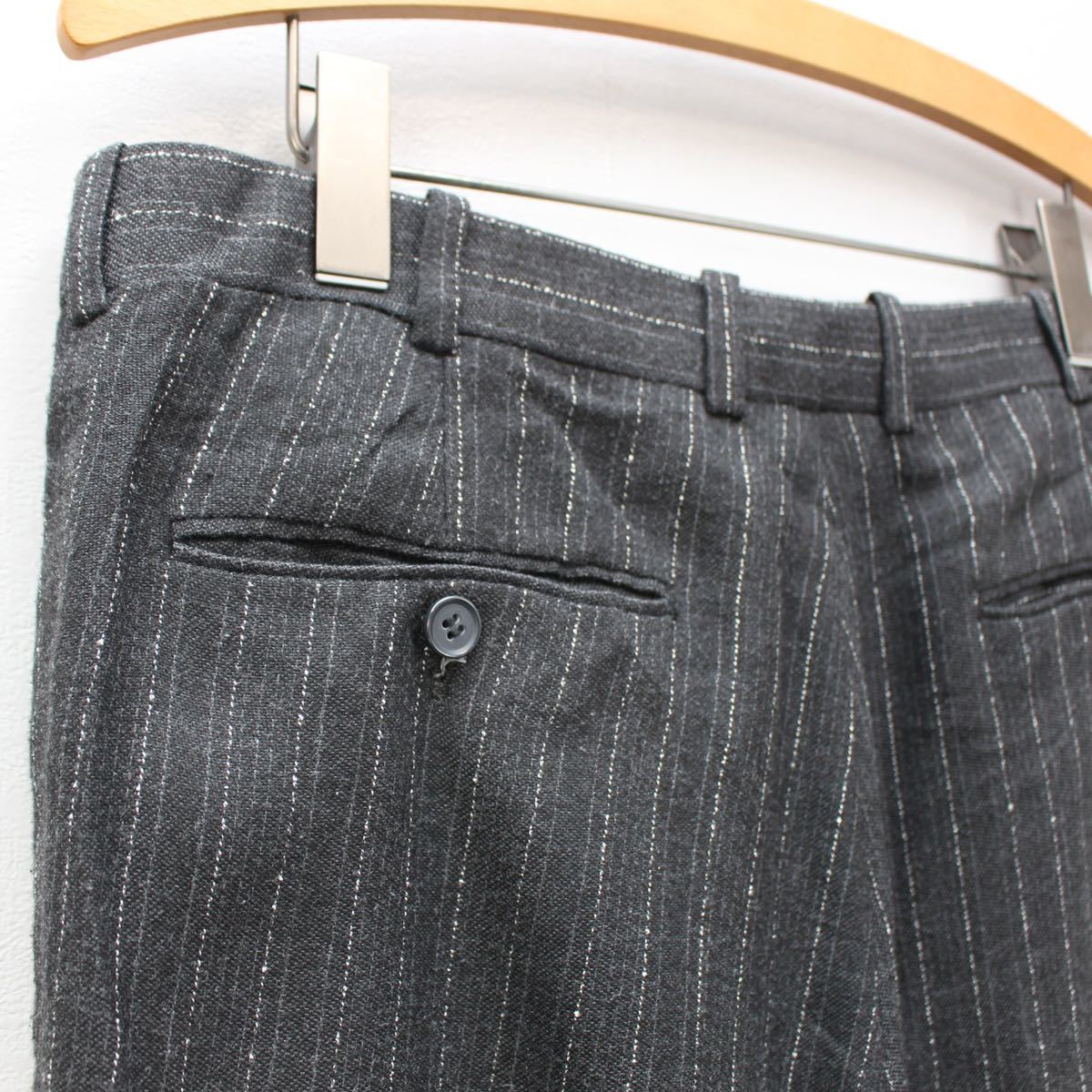 USA VINTAGE STRIPE PATTERNED WOOL SLACKS PANTS/アメリカ古着 USA VINTAGE STRIPE PATTERNED WOOL SLACKS PANTS/アメリカ古着