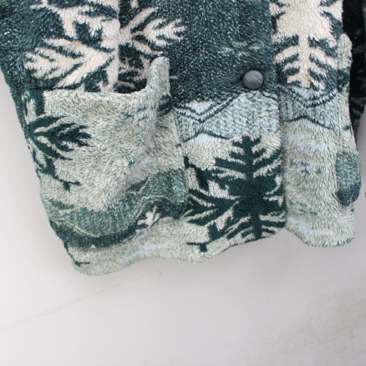 USA VINTAGE JORY&CO CRYSTAL OF SNOW DESIGN FLEECE HOODED USA VINTAGE JORY&CO CRYSTAL OF SNOW DESIGN FLEECE HOODED