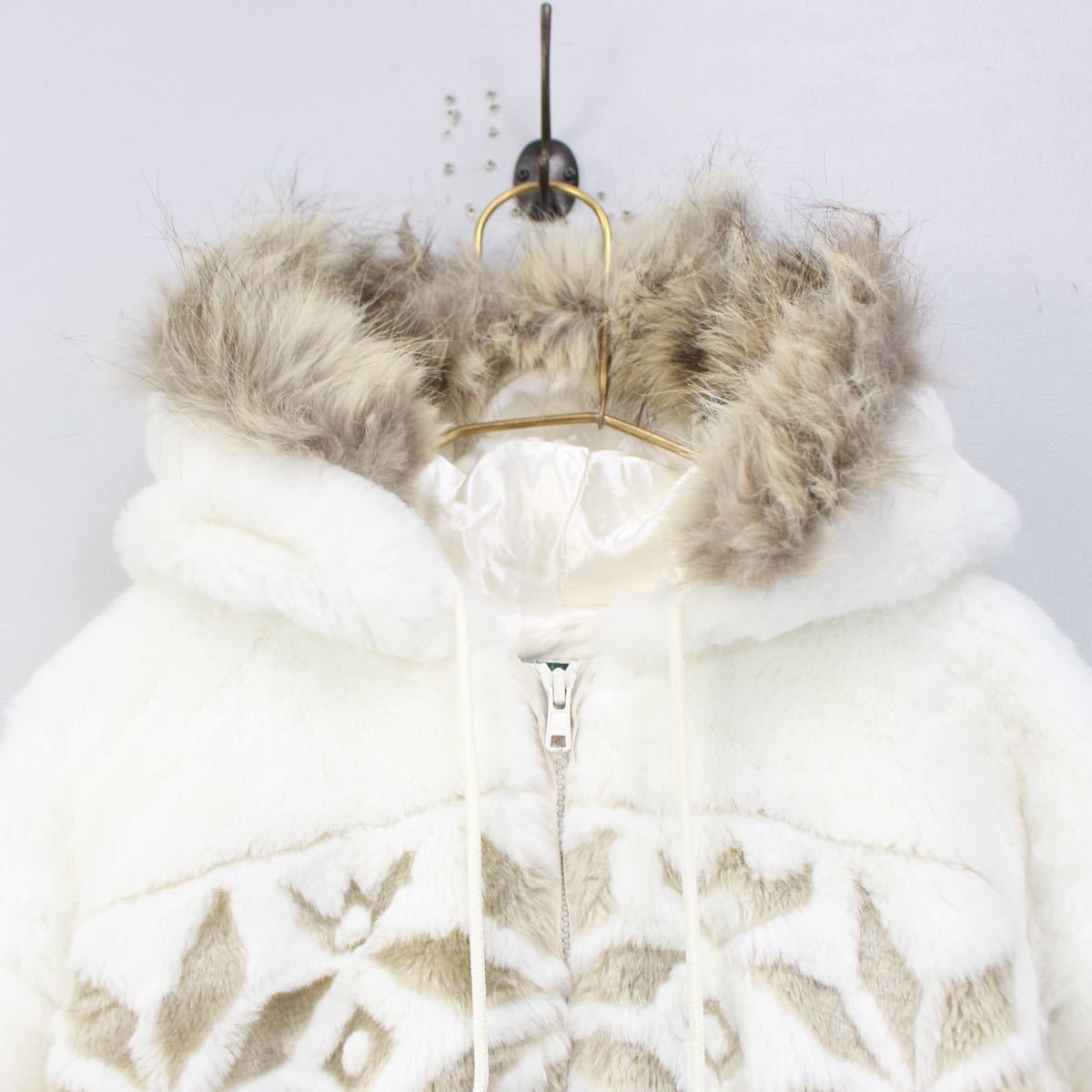 何でも揃う USA VINTAGE cabela'sアメリカ古着雪の結晶デザインファー