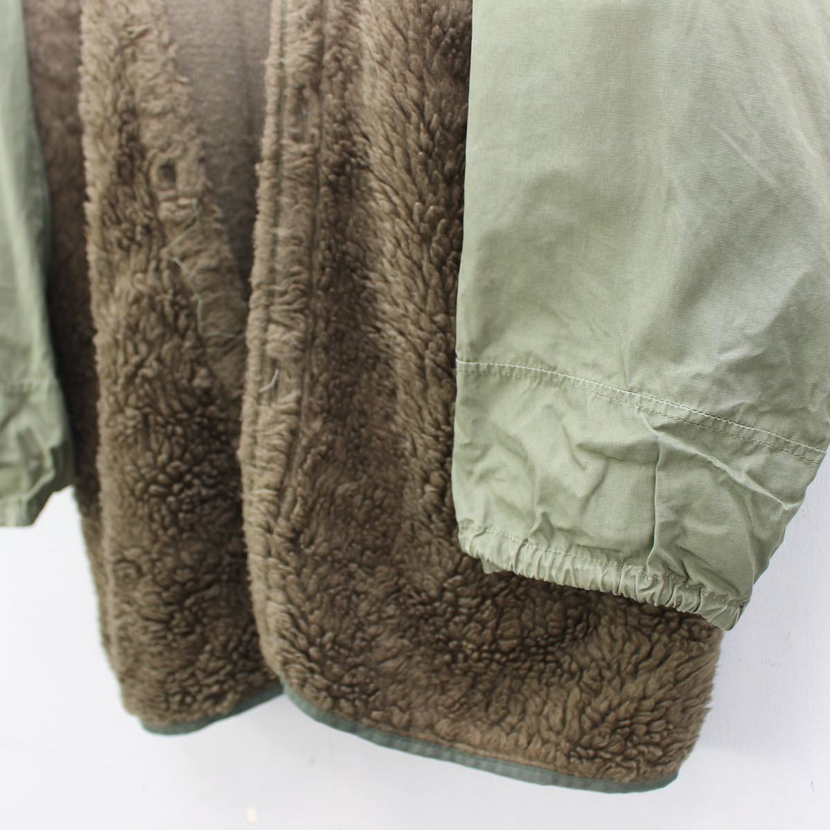 70's EU VINTAGE NETHERLAND MILITALY BOA LINER COAT/70年代