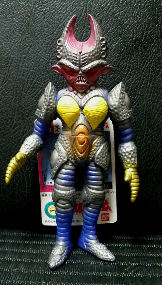 ☆BANDAI レディベンゼン星人 (タグ付き) 1997年 円谷プロ ソフビ (バンダイ 怪獣 ウルトラマンゼアス ベンゼン星人)_画像1