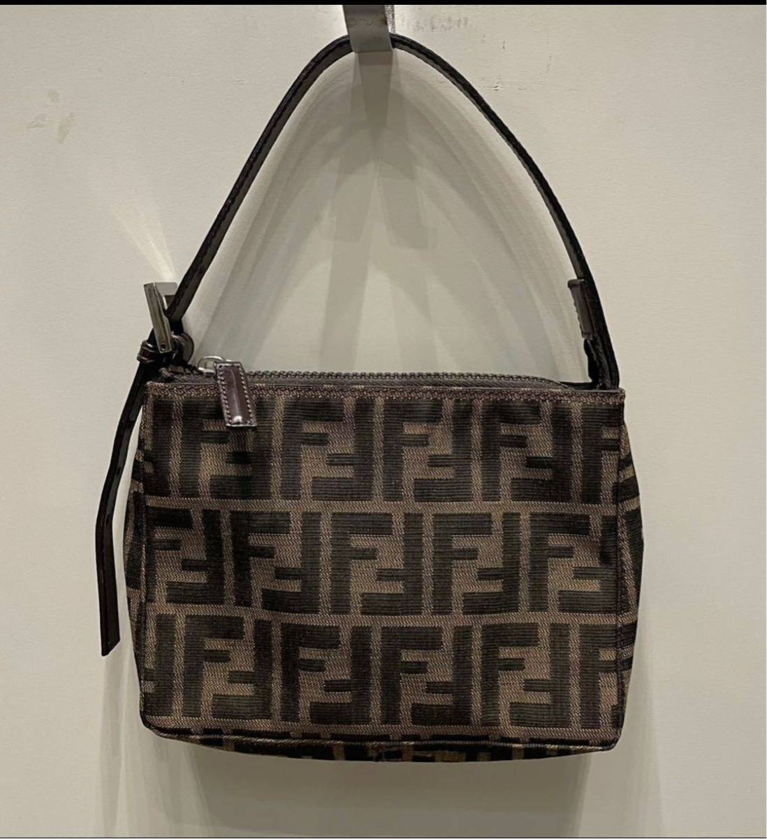 FENDI フェンディ ズッカ 柄 ワンショルダーバッグ ミニハンドバッグ