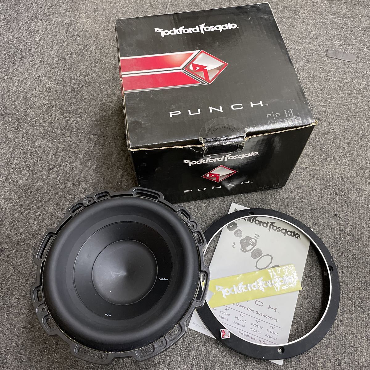 25%OFF】 ロックフォード P2D2-8 8inchウーハー Pqzx4-m43874772376