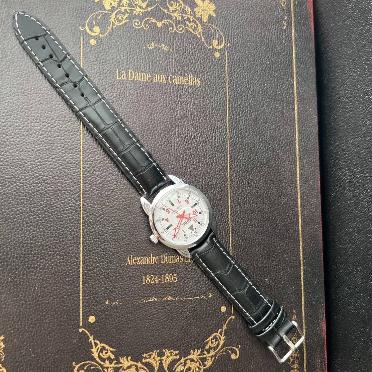 レア 調整済 オリス ORIS 美品 メンズ 機械式 腕時計 手巻き ビンテージ 中古 used アンティーク 動作良好 ディズニー ミッキー NO.440_画像3