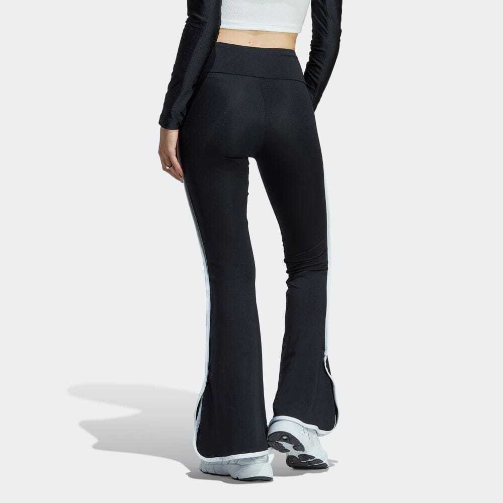 ADIDAS☆FLARED LEGGINGS アディダス ロゴ フレアー レギンス アディダスオリジナルス フレアレギンス ダンス おしゃれパンツ