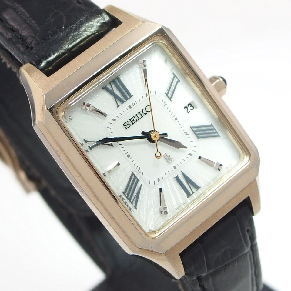 動作OK】SEIKO ルキア 1B32-0AM0 電波ソーラー スクエア | abszint.com