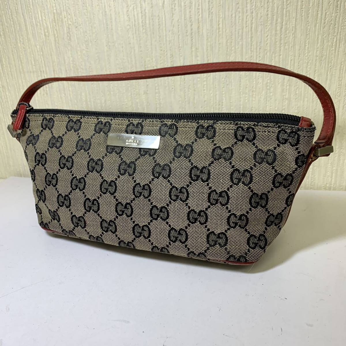 最安値に挑戦】 【のの】GUCCI アクセサリーポーチ キャンバス GG柄