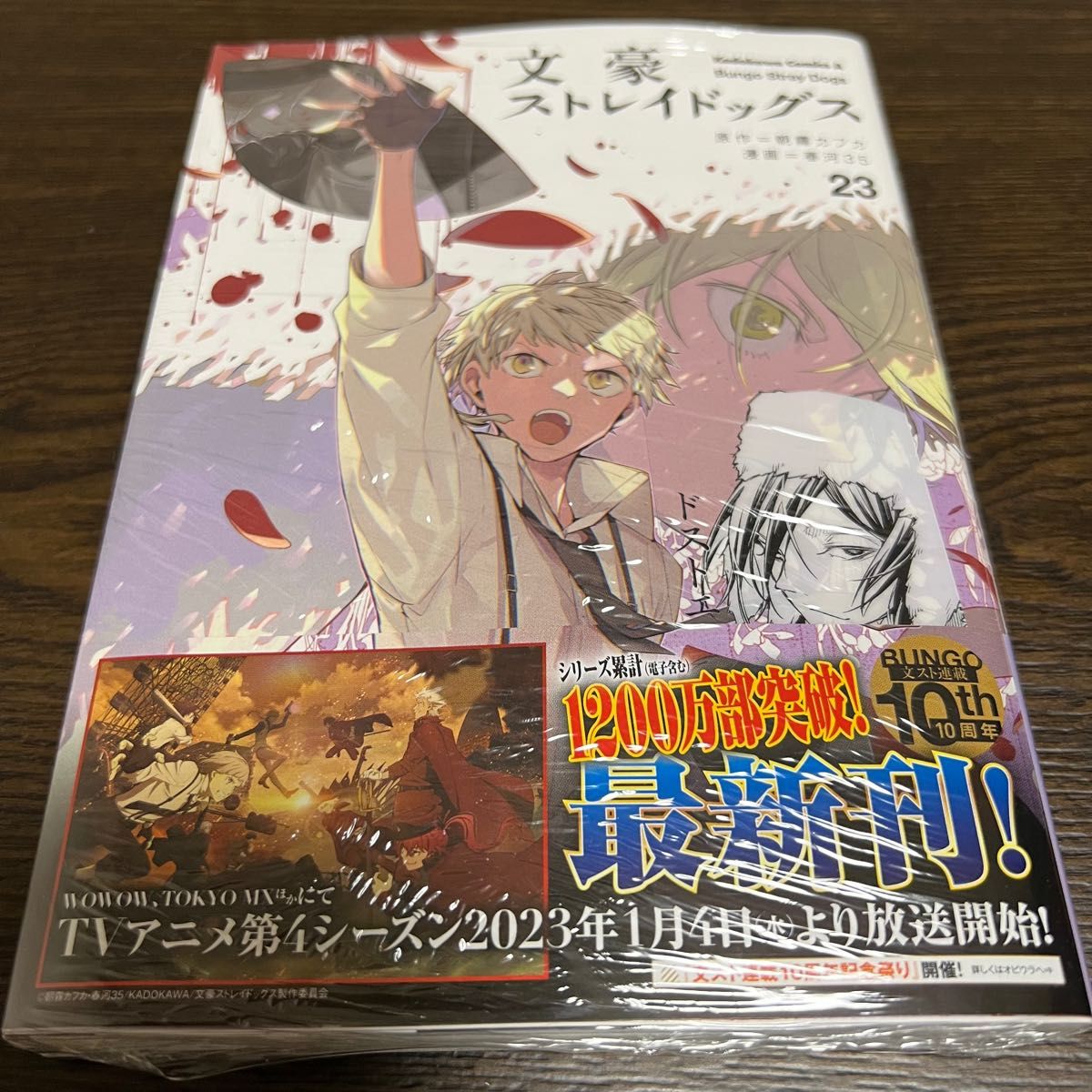 文豪ストレイドッグス 文スト 23巻 クリアしおり ドストエフスキー 23