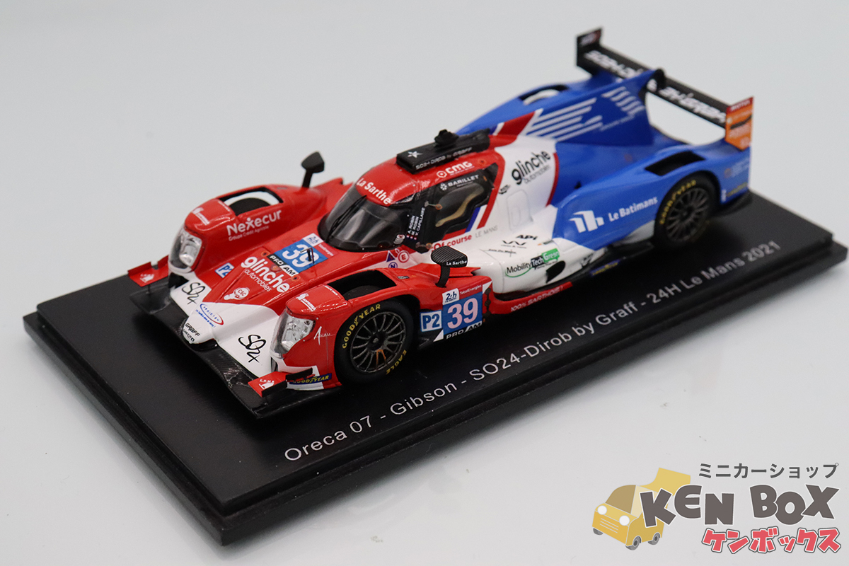 早割チケット USED S=1/43 Spark スパーク S8250 Oreca 07 Gibson オレカ07ギブソン SO24 Dirob by Graff 24H Le Mans 2021 #39 中国製 現状渡し レーシングカー
