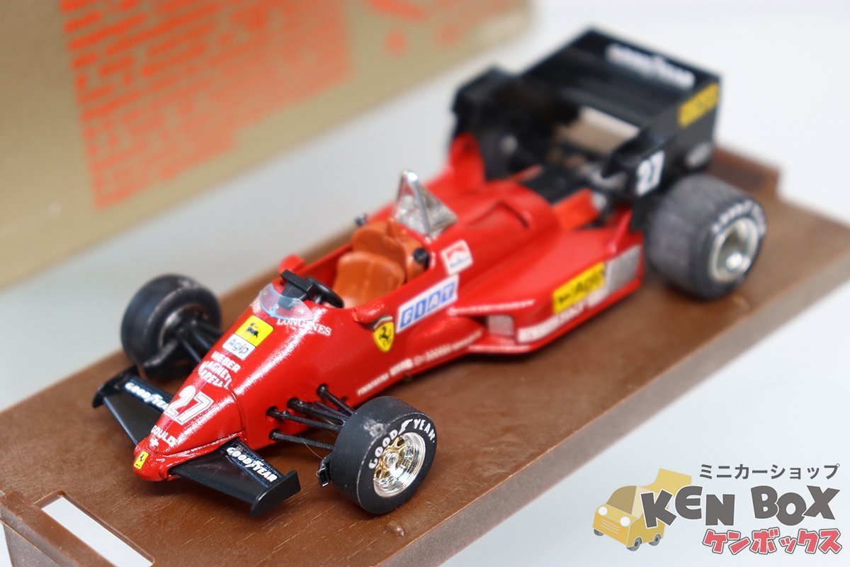 S=1/43 brumm Blum r142 FERRARI Ferrari 126 C4 F.1 #27 red S=1/43 present condition delivery 