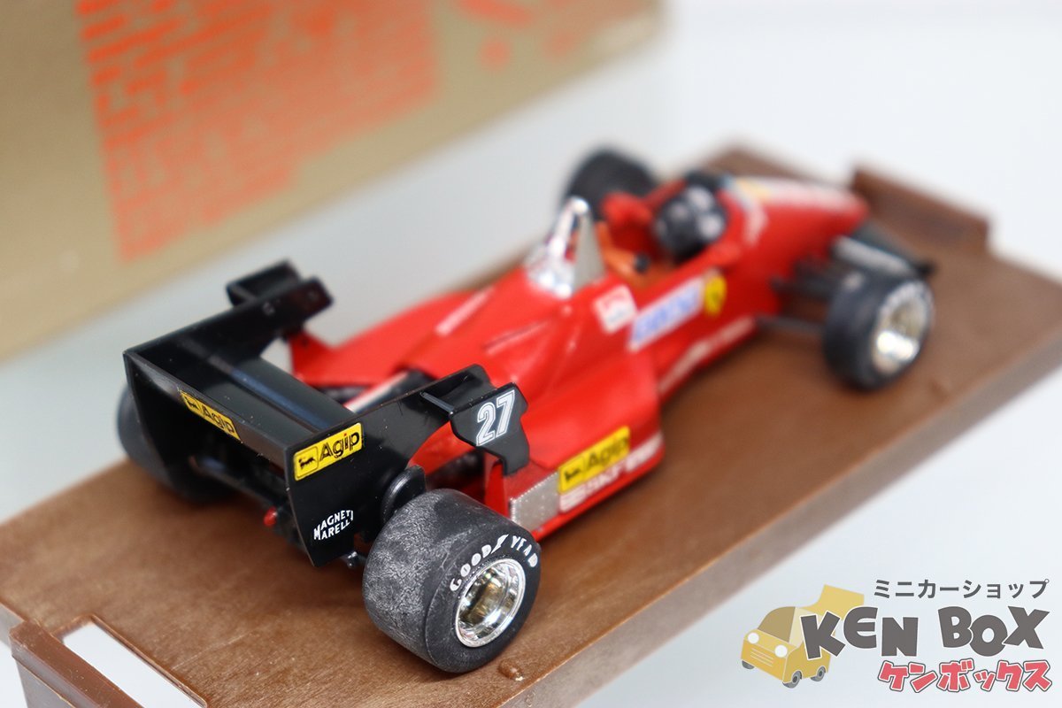 S=1/43 brumm Blum r142 FERRARI Ferrari 126 C4 F.1 #27 red S=1/43 present condition delivery 