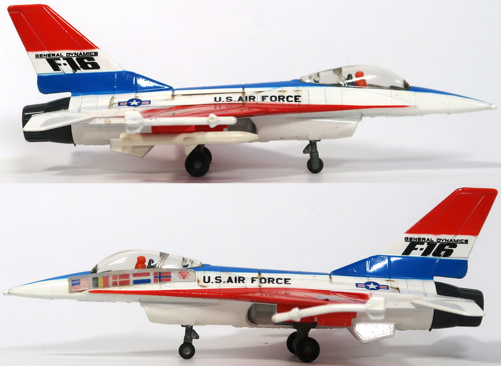 トミカ, GENERAL DYNAMICS F-16A, 1/100, 中古 トミカ, GENERAL DYNAMICS F-16A, 1/100, 中古