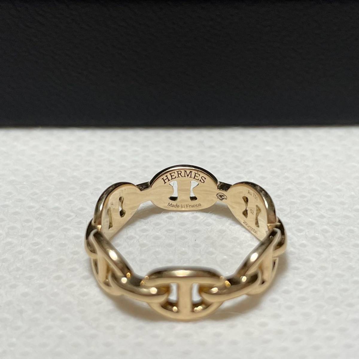 ついに入荷 HERMES 18k シェーヌダンクル アンシェネ ローズ ピンク
