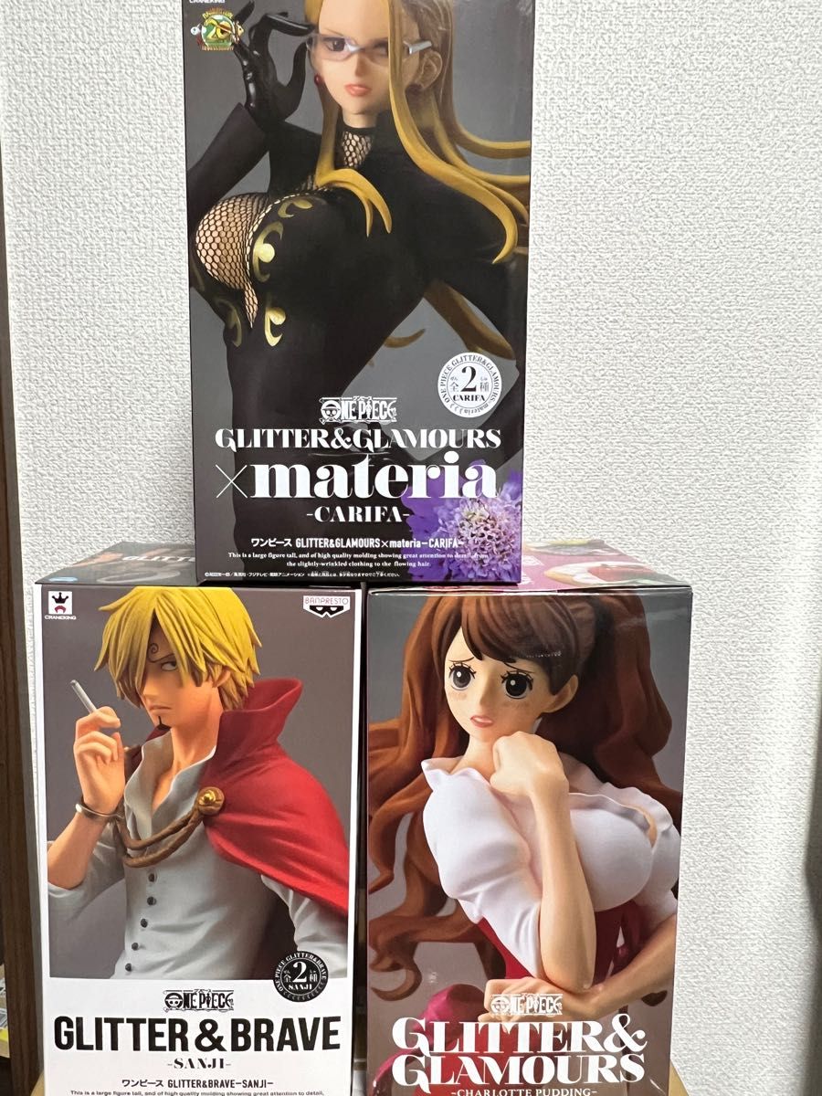 新品未開封 グリグラ 3体セット GLITTER&GLAMOURS カリファ サンジ