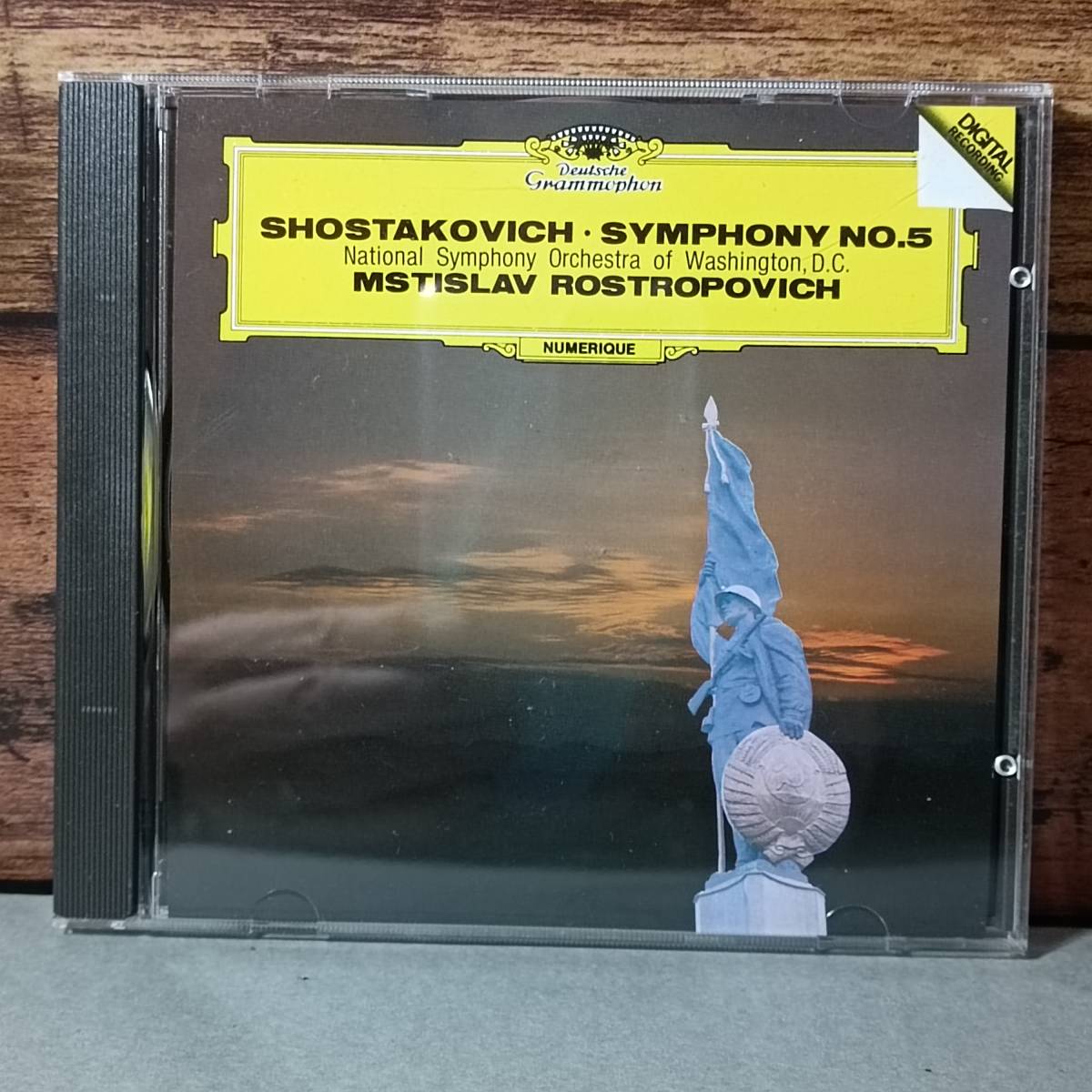 【中古CD】ショスタコーヴィチ：交響曲第5番「革命」　ロストロポーヴィチ　Q009_画像1