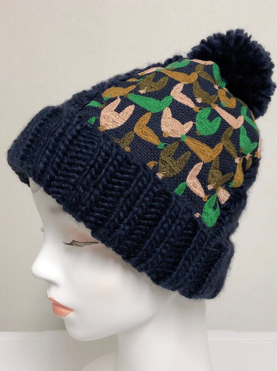 ミナペルホネン ベレー帽 帽子 repo ハンドメイド smcint.com