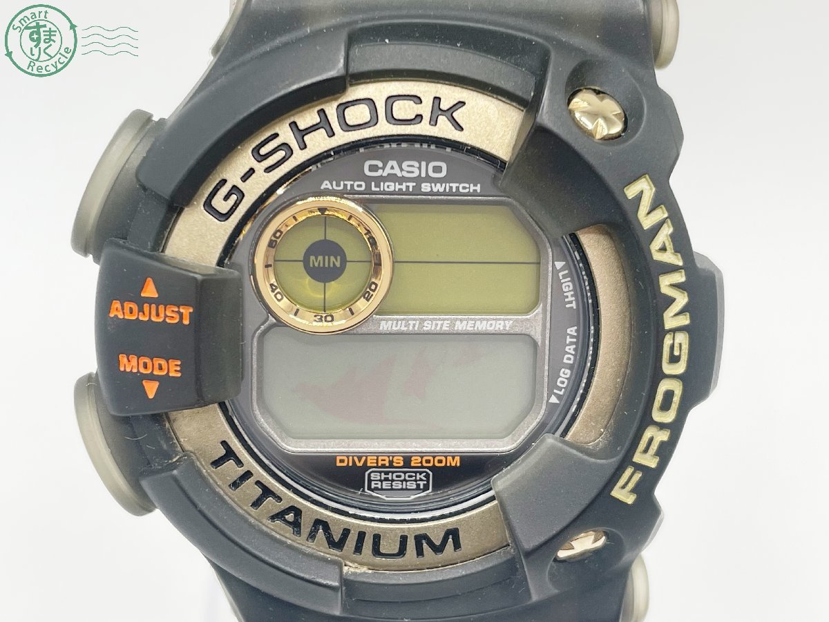 最大66%OFFクーポン G-SHOCK FROGMAN TITANIUM 青 9902 mandhucollege