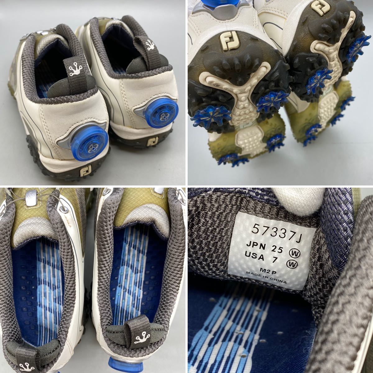 J-48 FOOT JOY フットジョイ ゴルフシューズ FLEX-ZONE 57337J 25cm