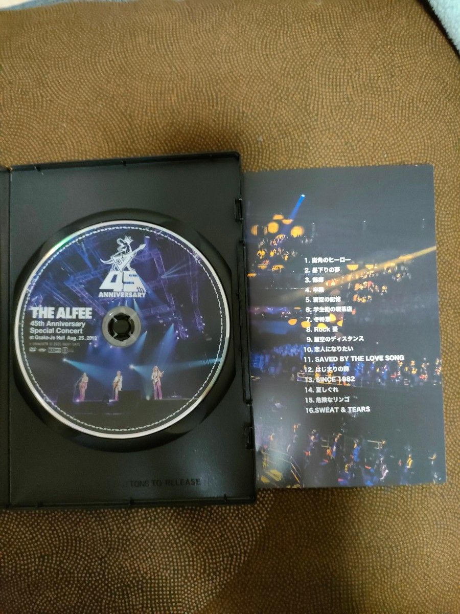 THE ALFEE 45th Anniversary Special Concert at 大阪城ホール DVD