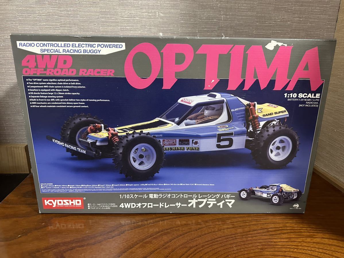 京商 10RC オプティマ 4WD オフロード レーシングバギー 組立キット