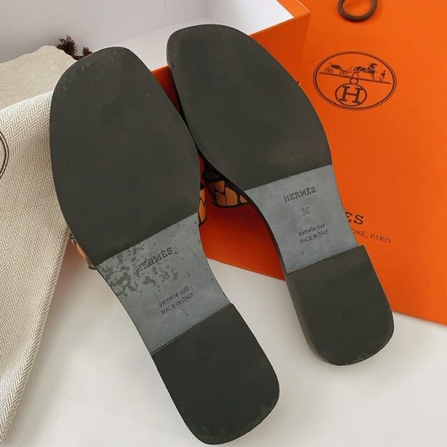 HERMES エルメス レディスサンダル シーズン限定 オラン38(23.5~24.0