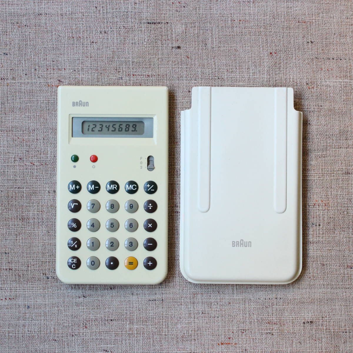 レア超稀少 1983年 BRAUNブラウンET55 ホワイト 5000限定 ヴィンテージDieter Rams バウハウスMOMA電卓Vitsoe ディーターラムス プロダクト_画像1