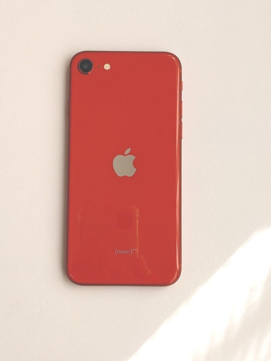 iphone se 第2世代 64gb simフリー レッド バッテリー96%|PayPayフリマ
