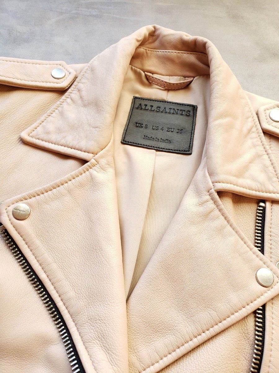 ALLSAINTSオールセインツ】羊本革 シープレザー ダブルライダース