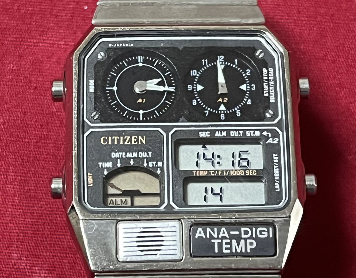 CITIZEN ANA-DIGI TEMP シチズン アナデジテンプ 8988-Q01911 CITIZEN ANA-DIGI TEMP シチズン アナデジテンプ 8988-Q01911