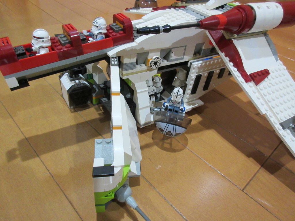 LEGO レゴスターウォーズ 7163 リパブリック・ガンシップ+4482 AT-TEの画像4