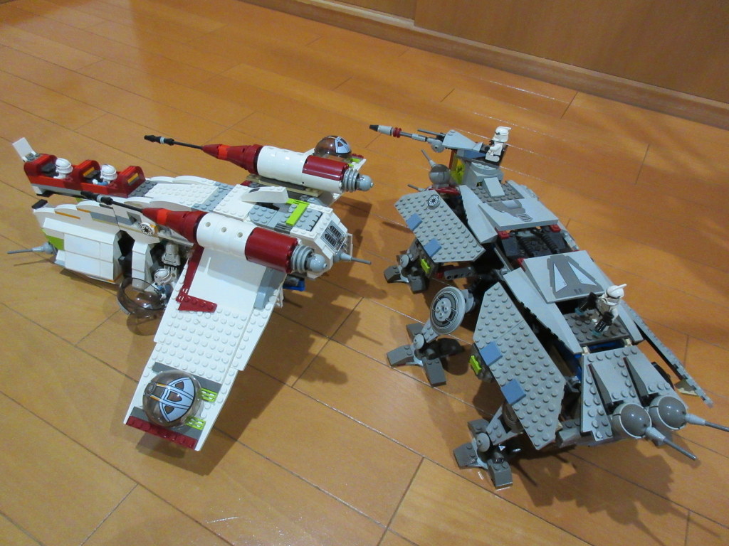 LEGO レゴスターウォーズ 7163 リパブリック・ガンシップ+4482 AT-TEの画像8