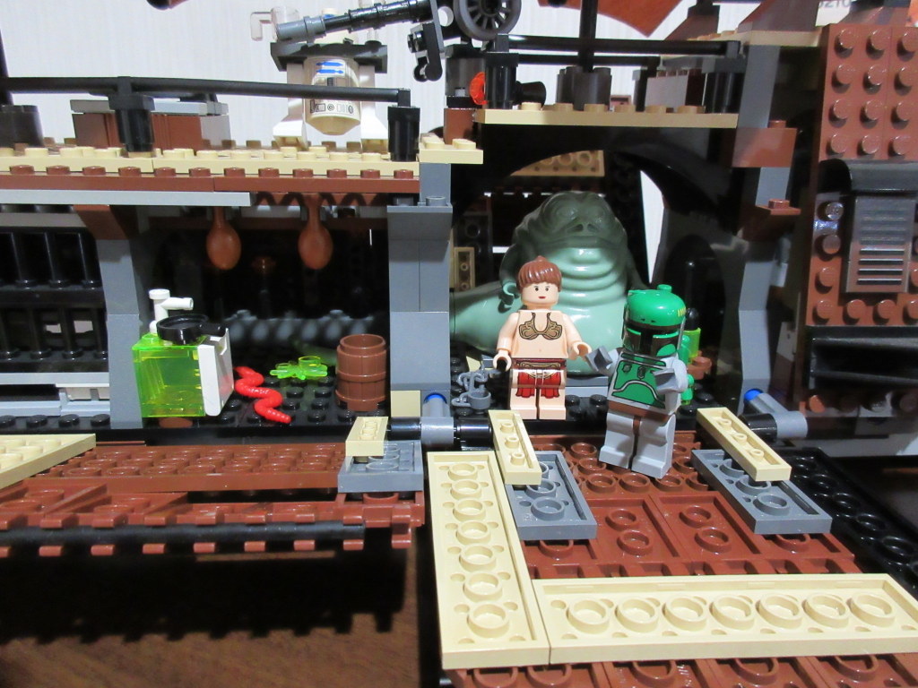 LEGO 6210 スターウォーズ ジャバのセイルバージ 付属ボバフェット/レイア姫の画像3