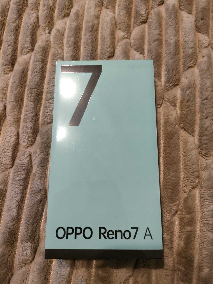 未開封】OPPO Reno 7 A スターリーブラック ワイモバイル シムフリー